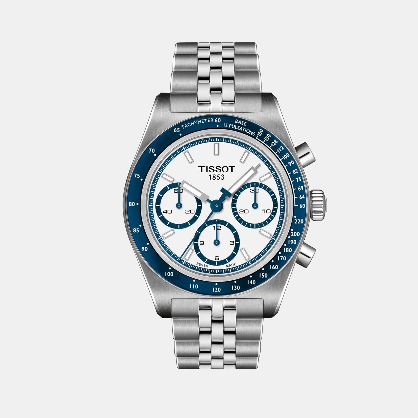 PR 516 Men Automatic White Dial Chronograph Stainless Steel Watch T1494621101100