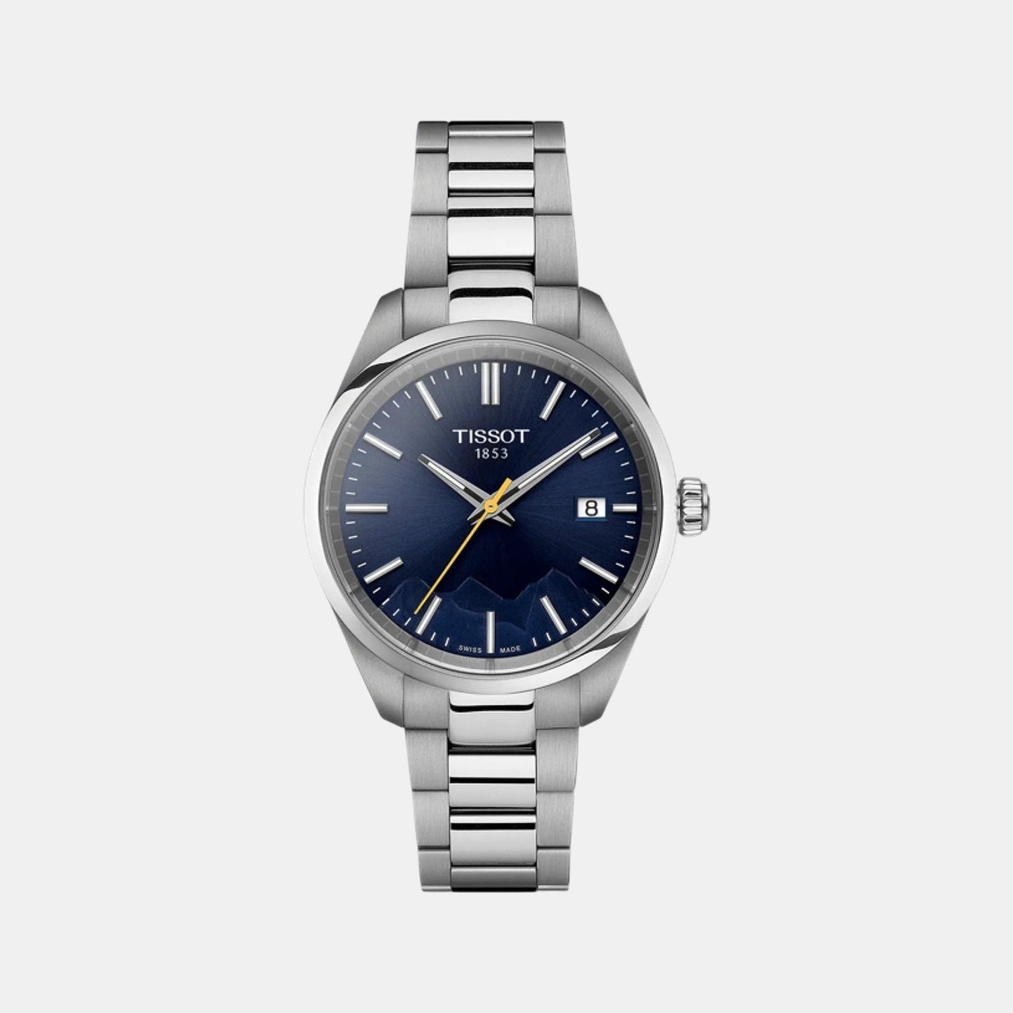 PR 100 Women Quartz Blue Dial Analog Stainless Steel Watch T1502101104101