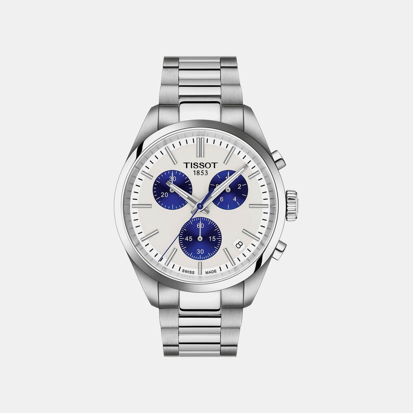 PR 100 Men Quartz Multicolour Dial Chronograph Stainless Steel Watch T1504171101100
