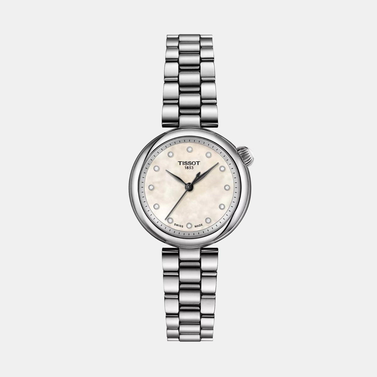 Desir Women Quartz Mother Of Pearl Dial Analog Stainless Steel Watch T1520101111600