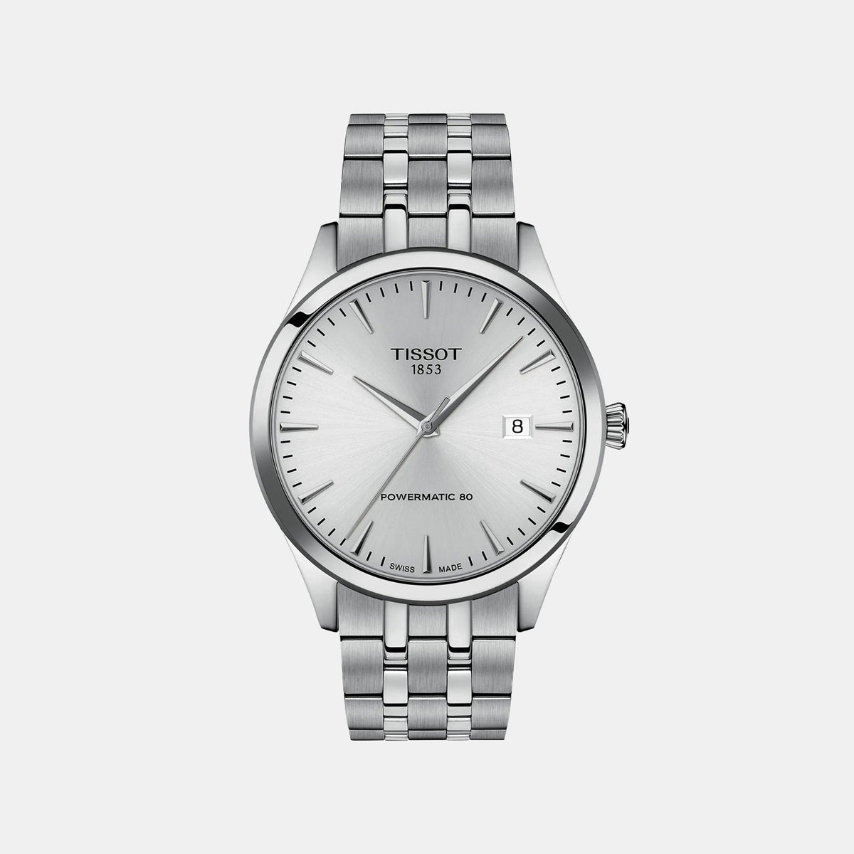 Classic Dream Men Automatic Silver Dial Analog Stainless Steel Watch T1584071103100