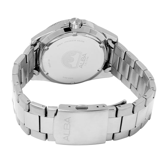 Alba AG8L93X1 Bright Orange Ripple Dial Watch