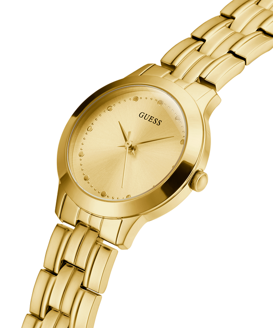 GUESS Ladies Gold Tone Analog Watch