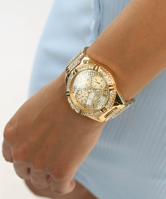 GUESS Ladies Gold Tone Multi-function Watch