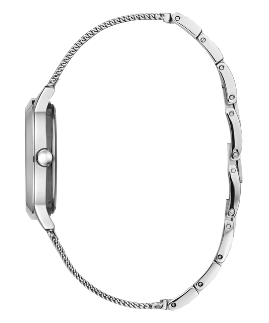 GUESS Ladies Silver Tone Analog Watch