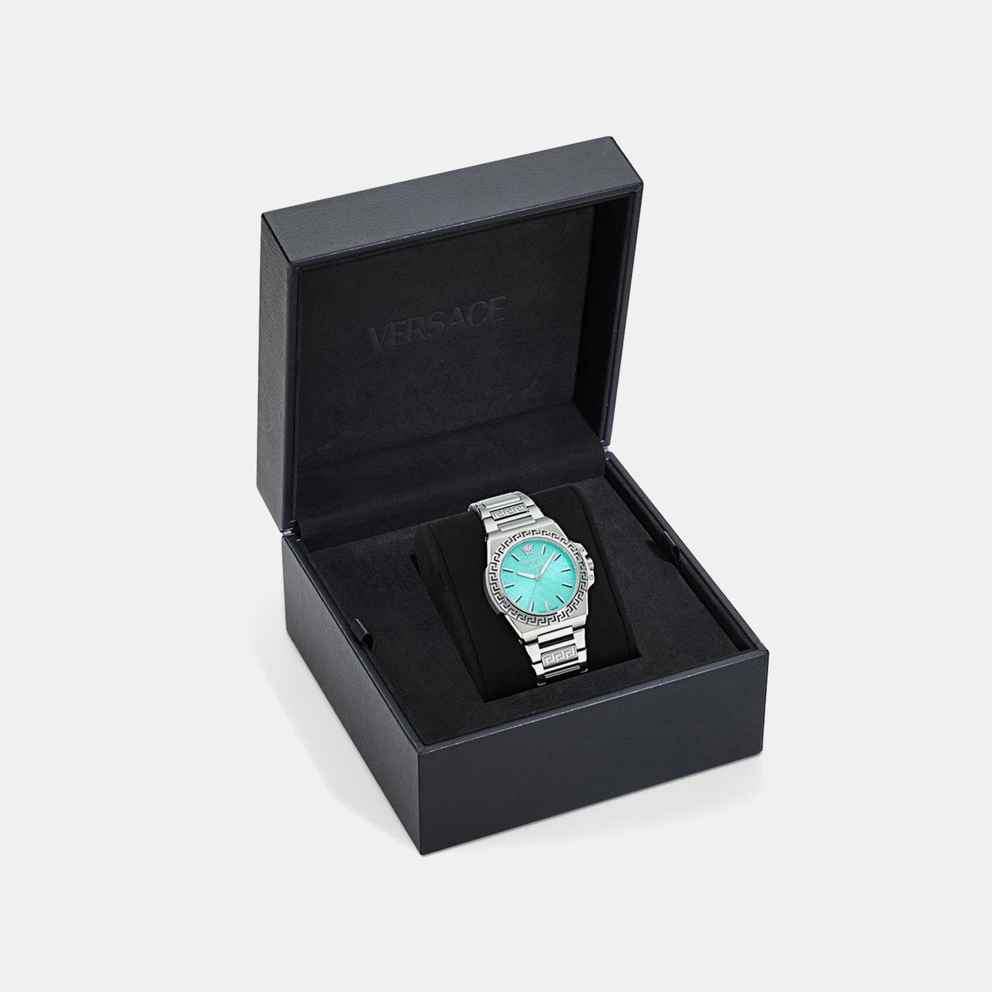 Greca Reaction Women Quartz Blue Dial Analog Stainless Steel Watch VE0D00325