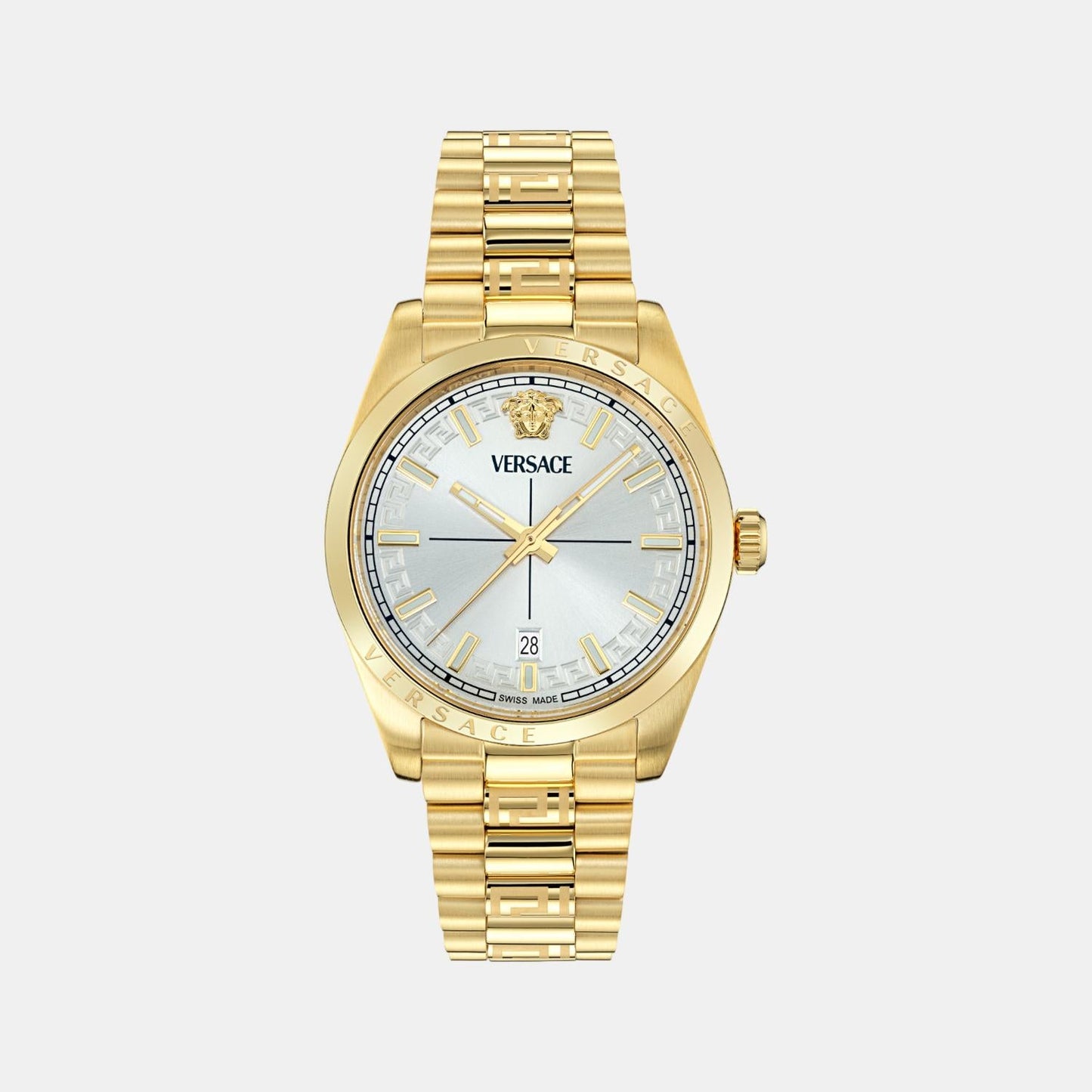 Millenyium Men Quartz White Dial Analog Stainless Steel Watch VE0G00625