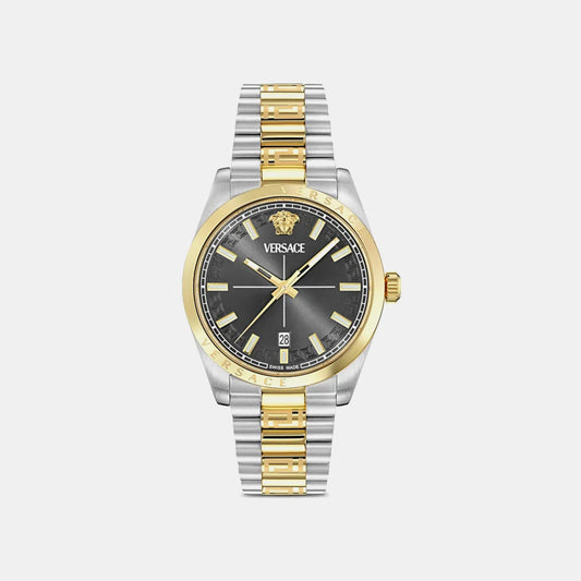 Millenium Men Quartz Black Dial Analog Stainless Steel Watch VE0G00825