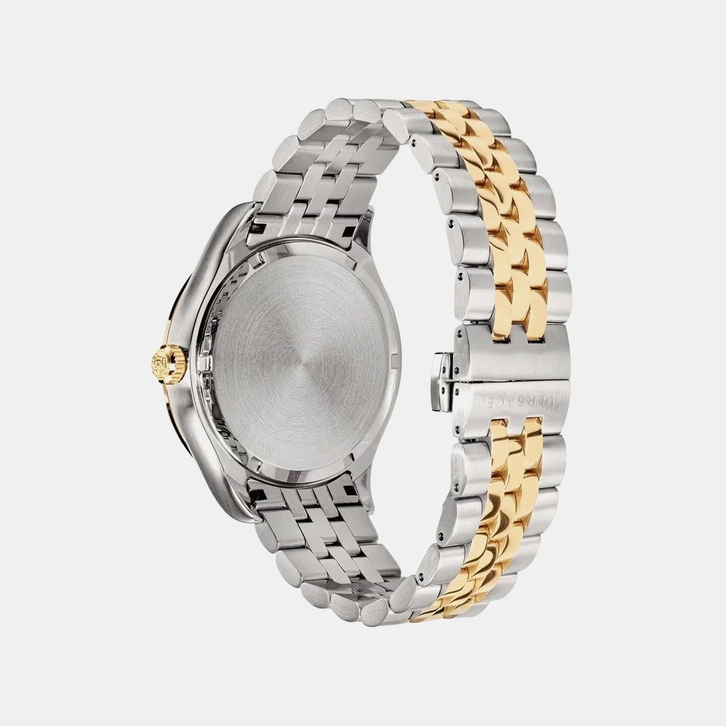 Greca Logo Pearl(Wc-0S) Women Quartz Mother Of Pearl Dial Analog Stainless Steel Watch VE0S00125