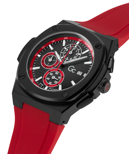 Kessel Racing x Gc Limited Edition 44mm Red Men's Watch