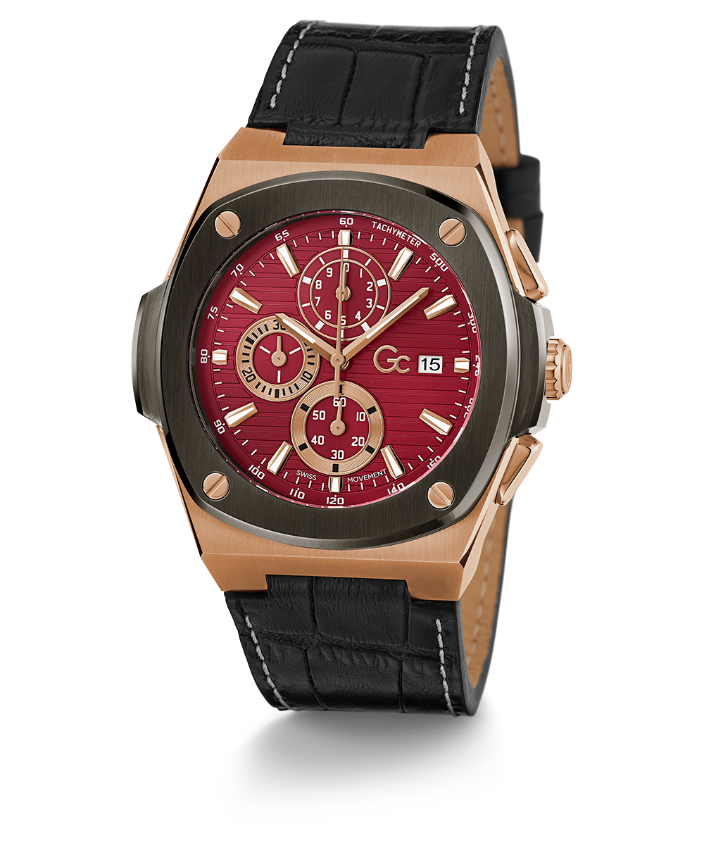 Gc Coussin Shape Chrono Leather