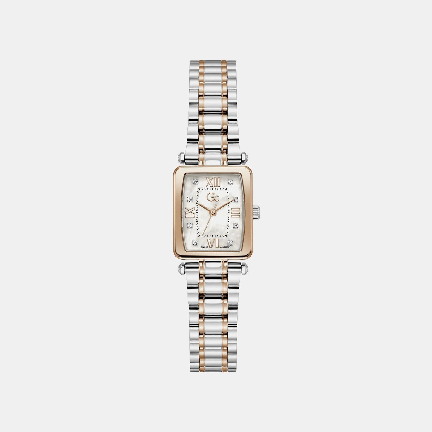 Gc Dress Women Quartz White Dial Analog Stainless Steel Watch Z71001L1