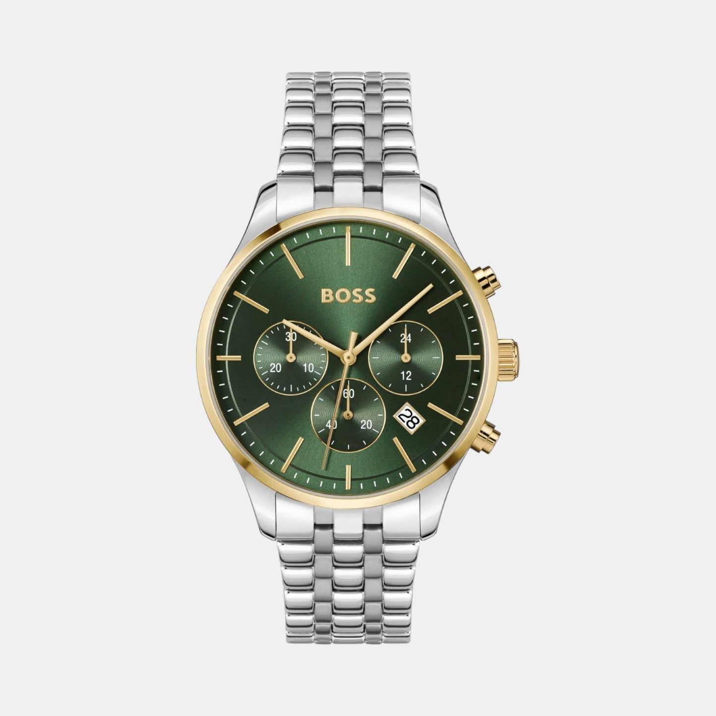 Avery Men Quartz Green Dial Chronograph Stainless Steel Watch 1514159
