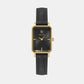 Ariane Women Quartz Black Dial Analog Leather Watch 006L533