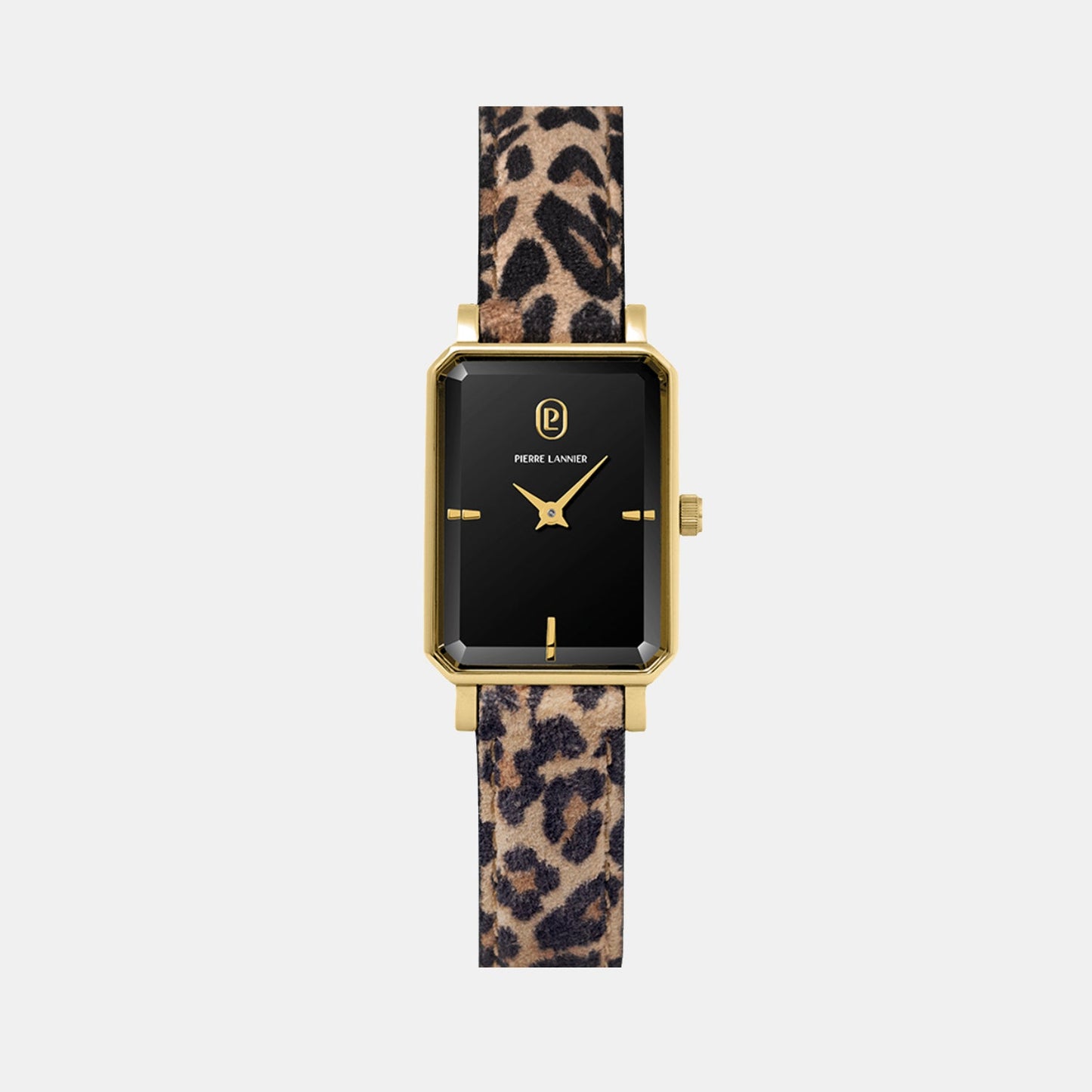 Ariane Women Quartz Black Dial Analog Leather Watch 006L539