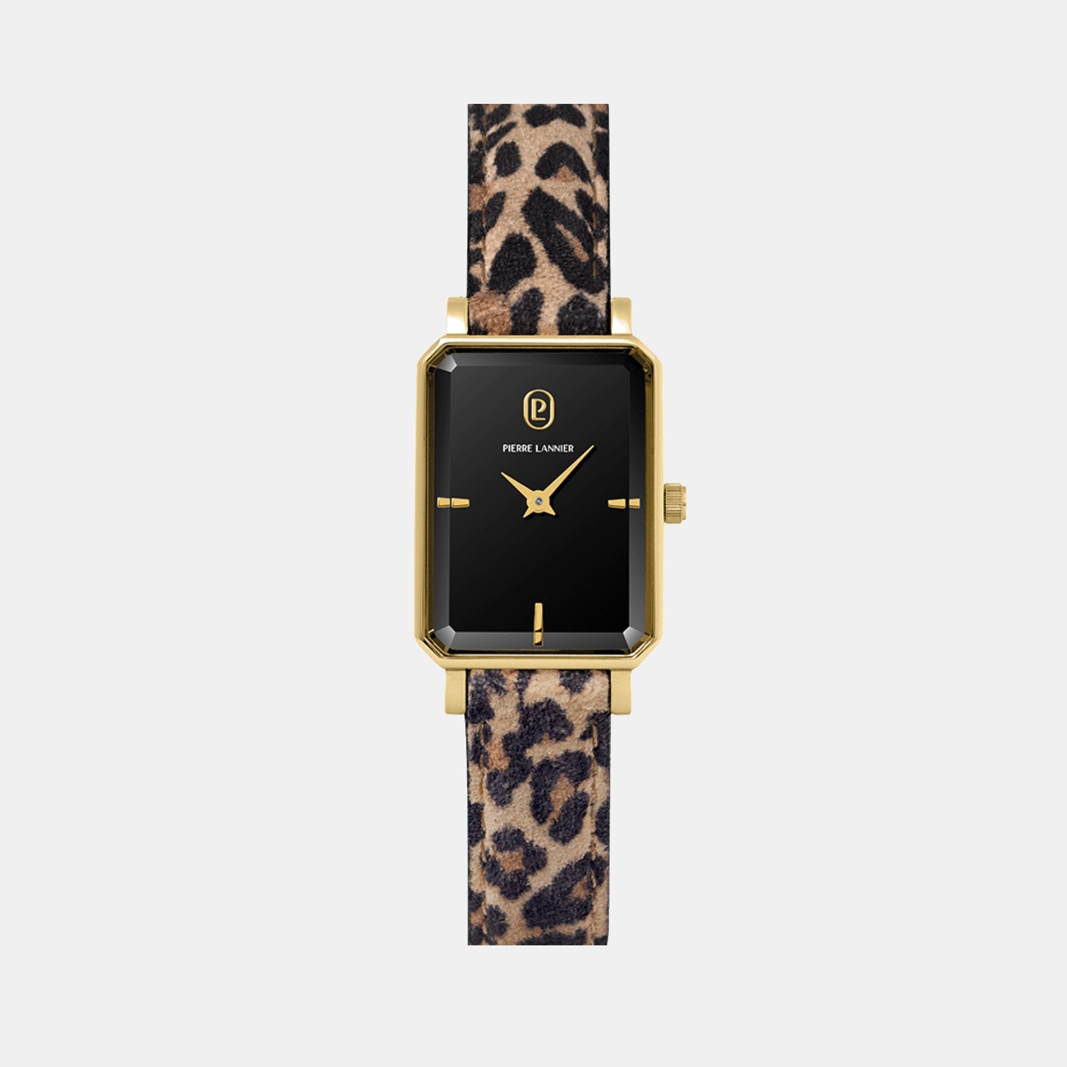 Ariane Women Quartz Black Dial Analog Leather Watch 006L539