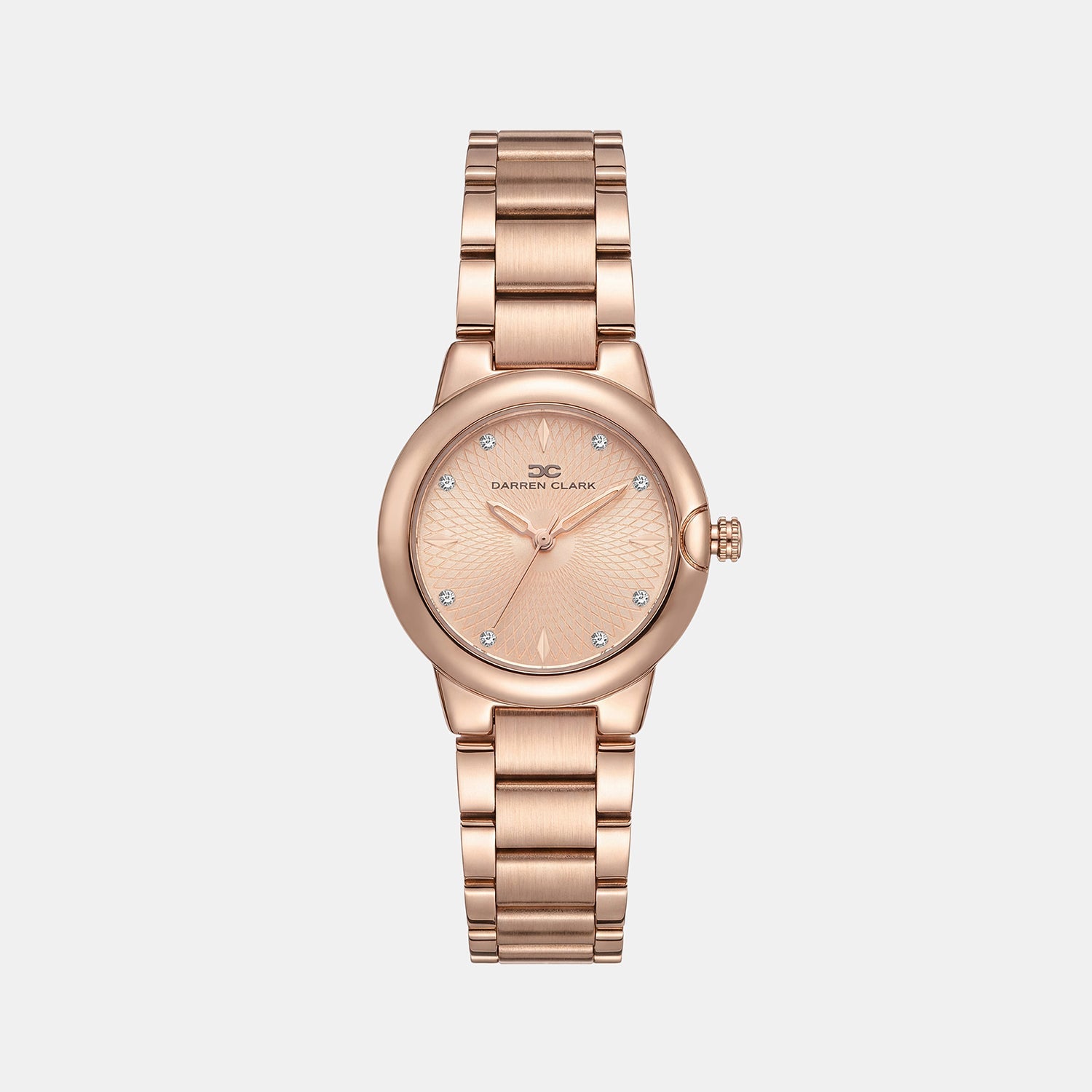 Women Quartz Rose Gold Dial Analog Metal Watch 2016C-M0307