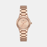 Women Quartz Rose Gold Dial Analog Metal Watch 2016C-M0307