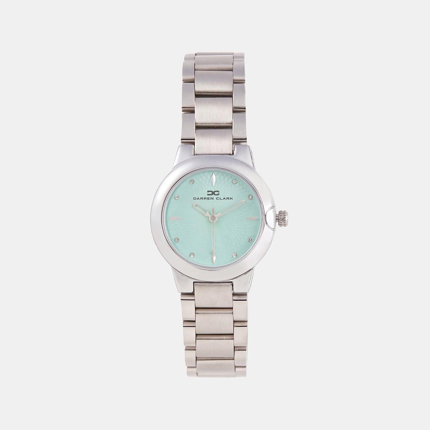 Women Quartz Green Dial Analog Metal Watch 2016A-M0117