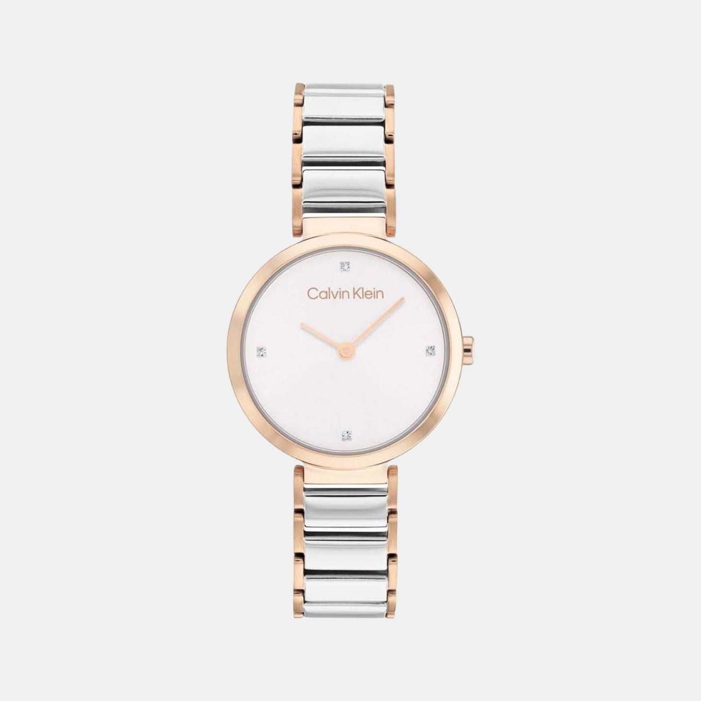 Minimalistic T Bar Women Quartz Silver Dial Analog Stainless Steel Watch 25200139