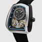 Aventus Men Automatic Black Dial Analog Silicone Watch 101-P10406