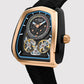 Aventus Men Automatic Black Dial Analog Silicone Watch 101-P30406