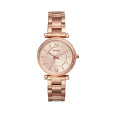 Fossil Analog Rose Gold Dial Women's Watch-ES4301
