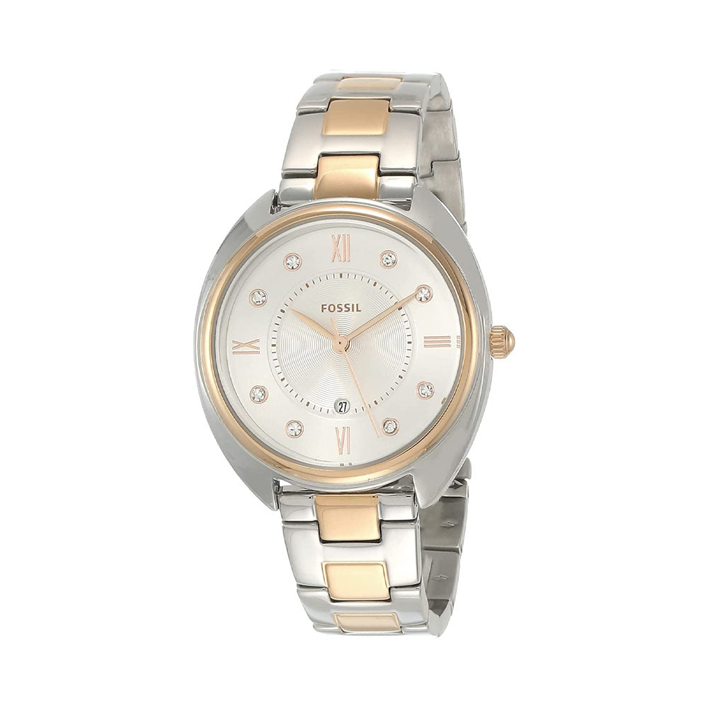 Fossil Gabby Analog White Dial Women's Watch-ES5072