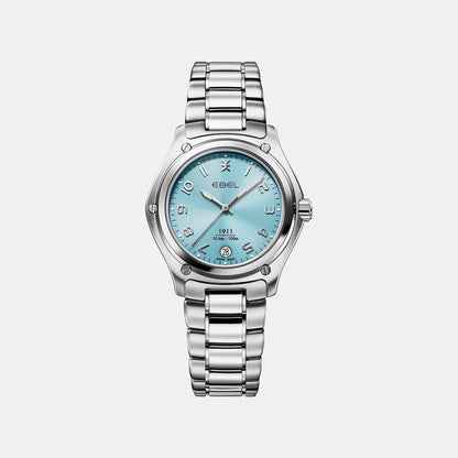 1911 Women Quartz Blue Dial Analog Stainless Steel Watch 1216578