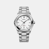 1911 Men Quartz White Dial Analog Stainless Steel Watch 1216607