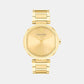 Ck Sensation Women Quartz Champagne Dial Analog Stainless Steel Watch 25200252