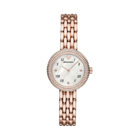 EMPORIO ARMANI AR11355 Rosa Analog Watch For Women