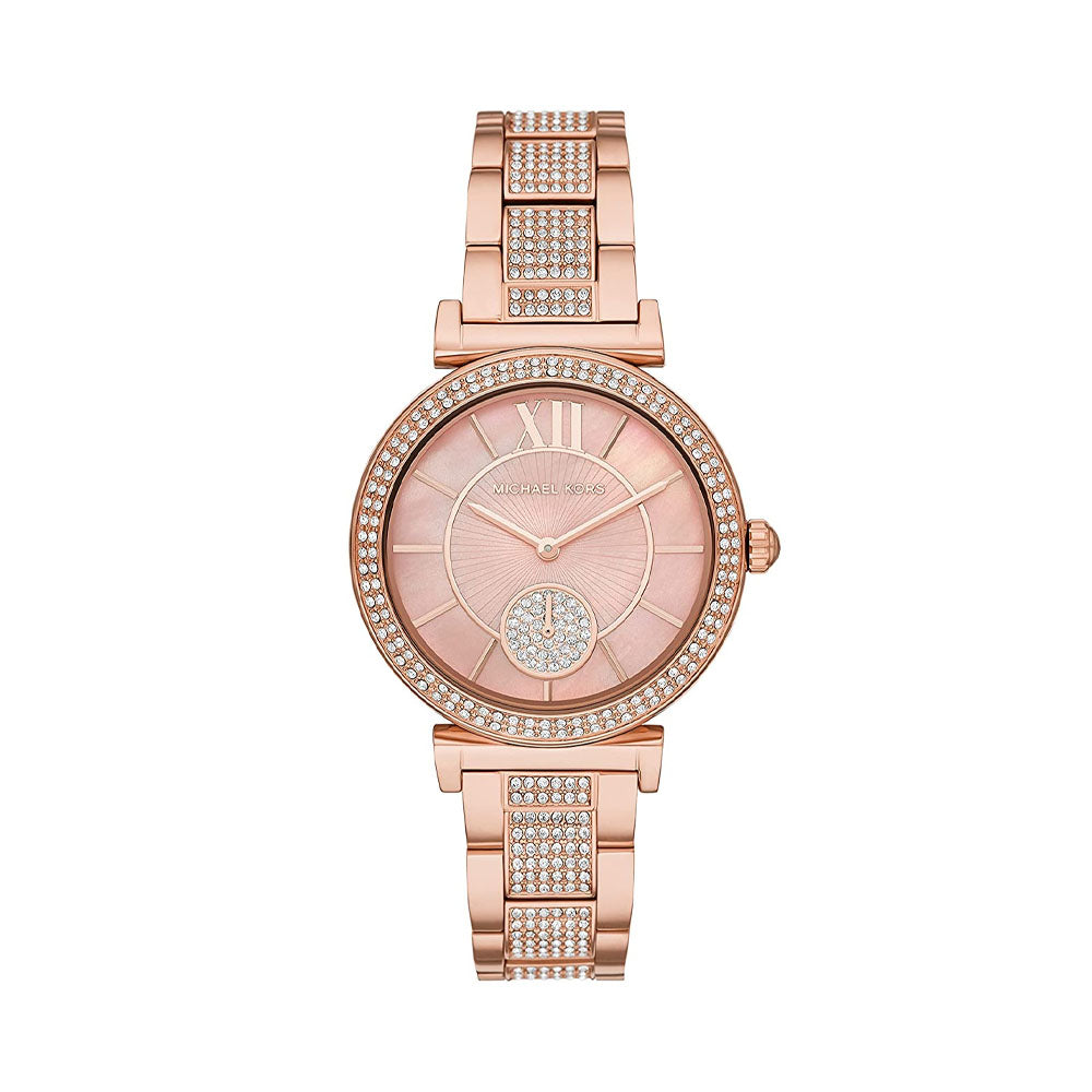 Michael Kors Abbey Analog Pink Dial Women's Watch-MK4617