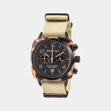 Clubmaster Classic Unisex Quartz Black Dial Chronograph NATO Watch 14140.PBAM.TS.5.NK