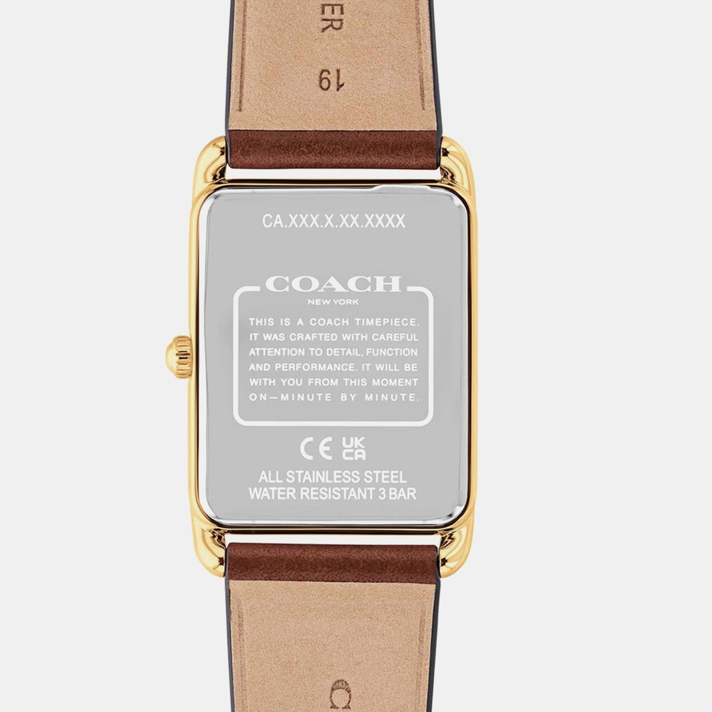 Unisex Quartz Silver Dial Analog Leather Watch 14400044