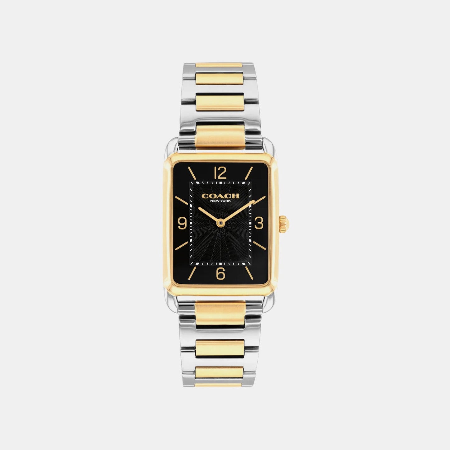Unisex Quartz Black Dial Analog Stainless Steel Watch 14400050