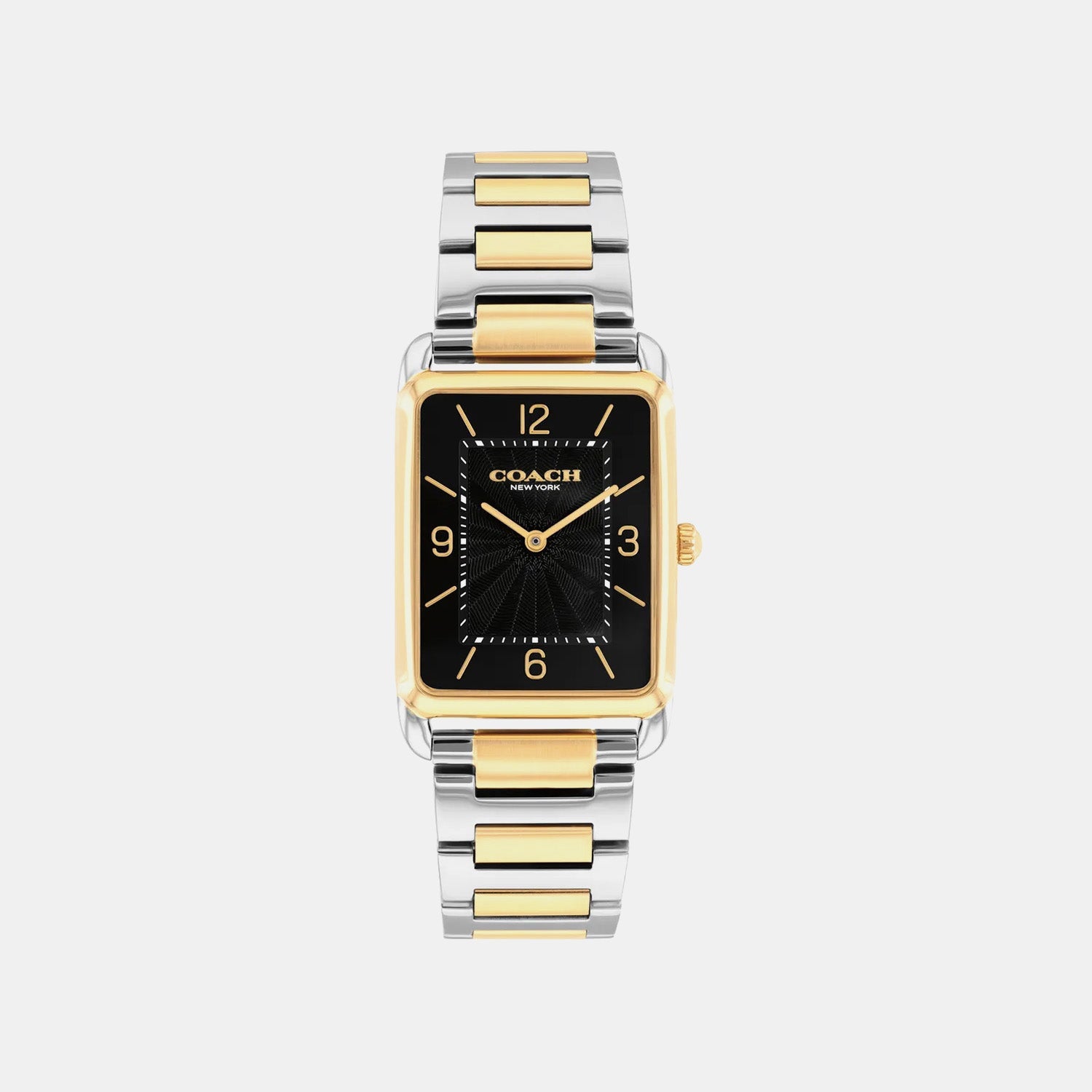Unisex Quartz Black Dial Analog Stainless Steel Watch 14400050