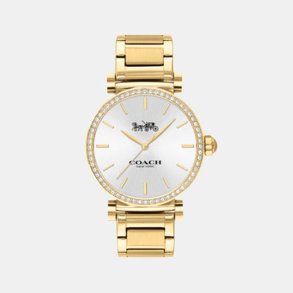 Madison Women Quartz Silver Dial Analog Stainless Steel Watch 14503578