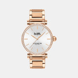 Madison Women Quartz Silver Dial Analog Stainless Steel Watch 14503580