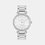 Cary Women Quartz Mother Of Pearl Dial Analog Stainless Steel Watch 14503830