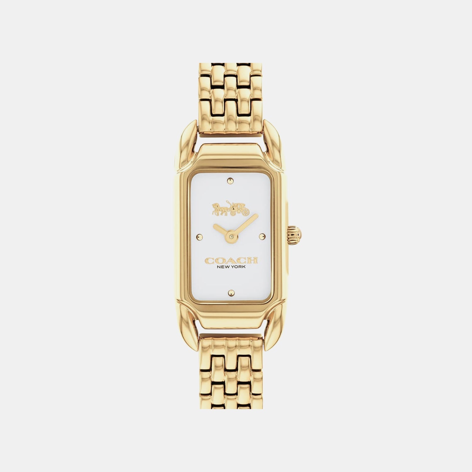 Cadie Women Quartz White Dial Analog Stainless Steel Watch 14504036