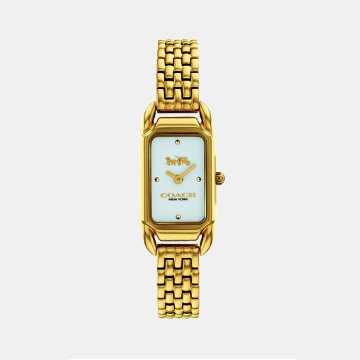 Cadie Women Quartz White Dial Analog Stainless Steel Watch 14504036
