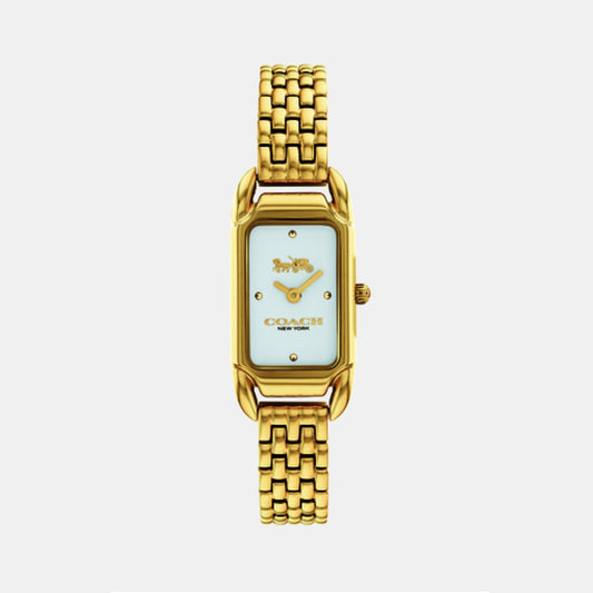 Cadie Women Quartz White Dial Analog Stainless Steel Watch 14504036
