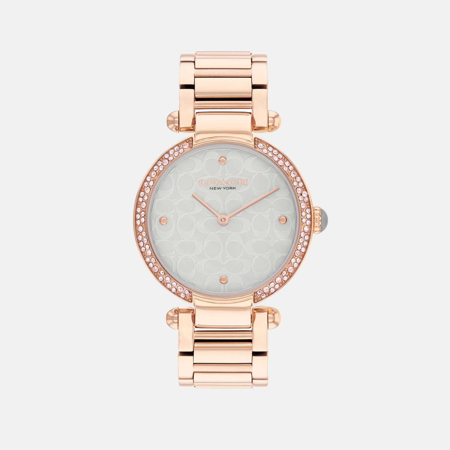 Cary Women Quartz Grey Dial Analog Stainless Steel Watch 14504184