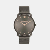 Elliot Women Quartz Grey Dial Analog Mesh Watch 14504210