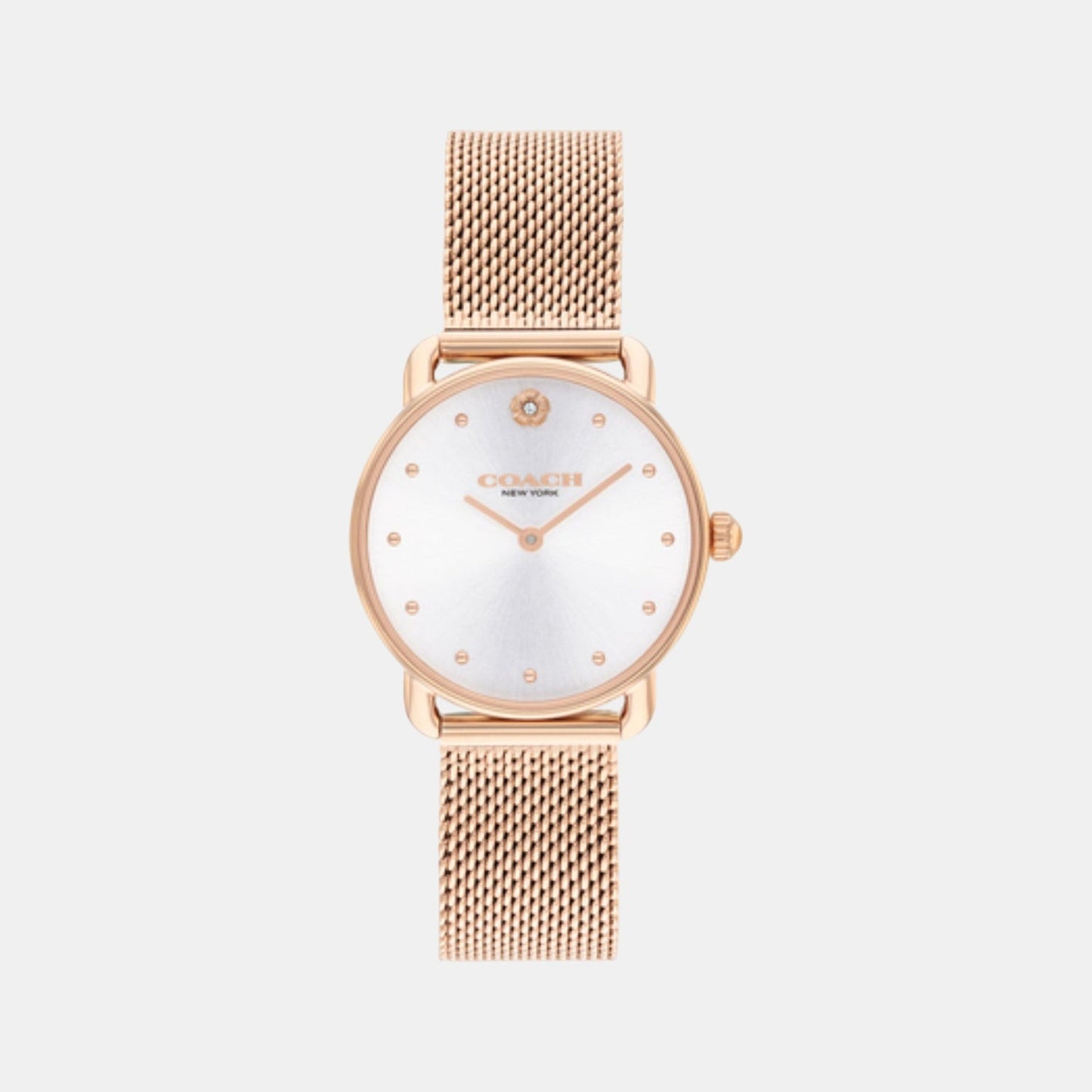 Elliot Women Quartz Silver Dial Analog Stainless Steel Watch 14504222