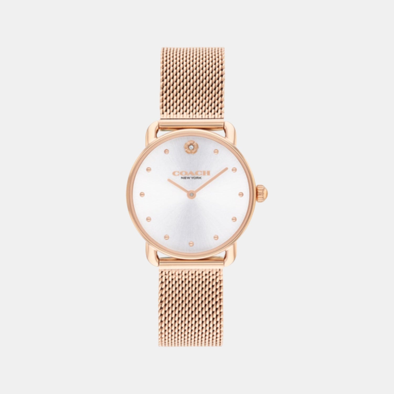 Elliot Women Quartz Silver Dial Analog Stainless Steel Watch 14504222