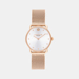 Elliot Women Quartz Silver Dial Analog Stainless Steel Watch 14504222