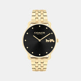 Elliot Women Quartz Black Dial Analog Stainless Steel Watch 14504291
