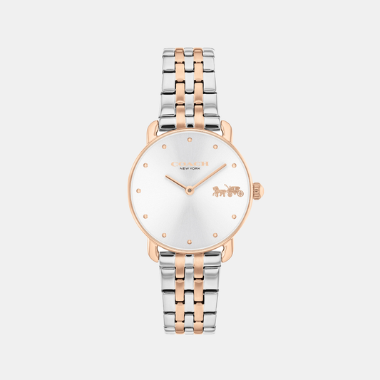 Elliot Women Quartz Silver Dial Analog Stainless Steel Watch 14504304